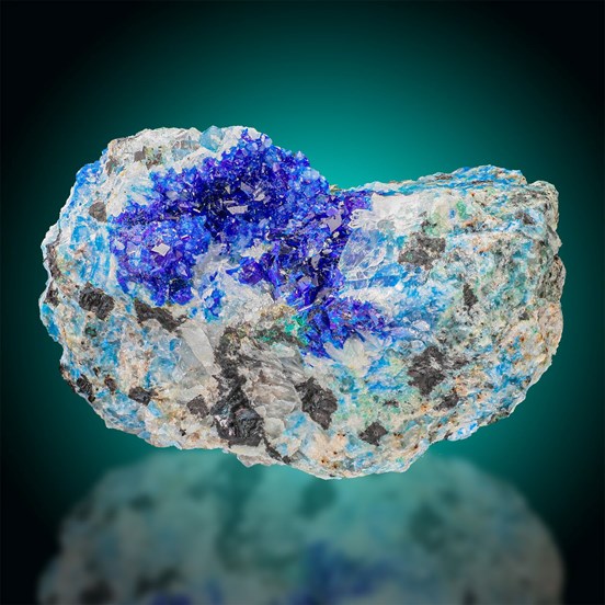 Linarite-Blanchard Mine | Bingham | Socorro Co. | New Mexico  | USA
